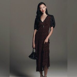 Anthropologie / Maeve Valentine A-Line Maxi Dress
